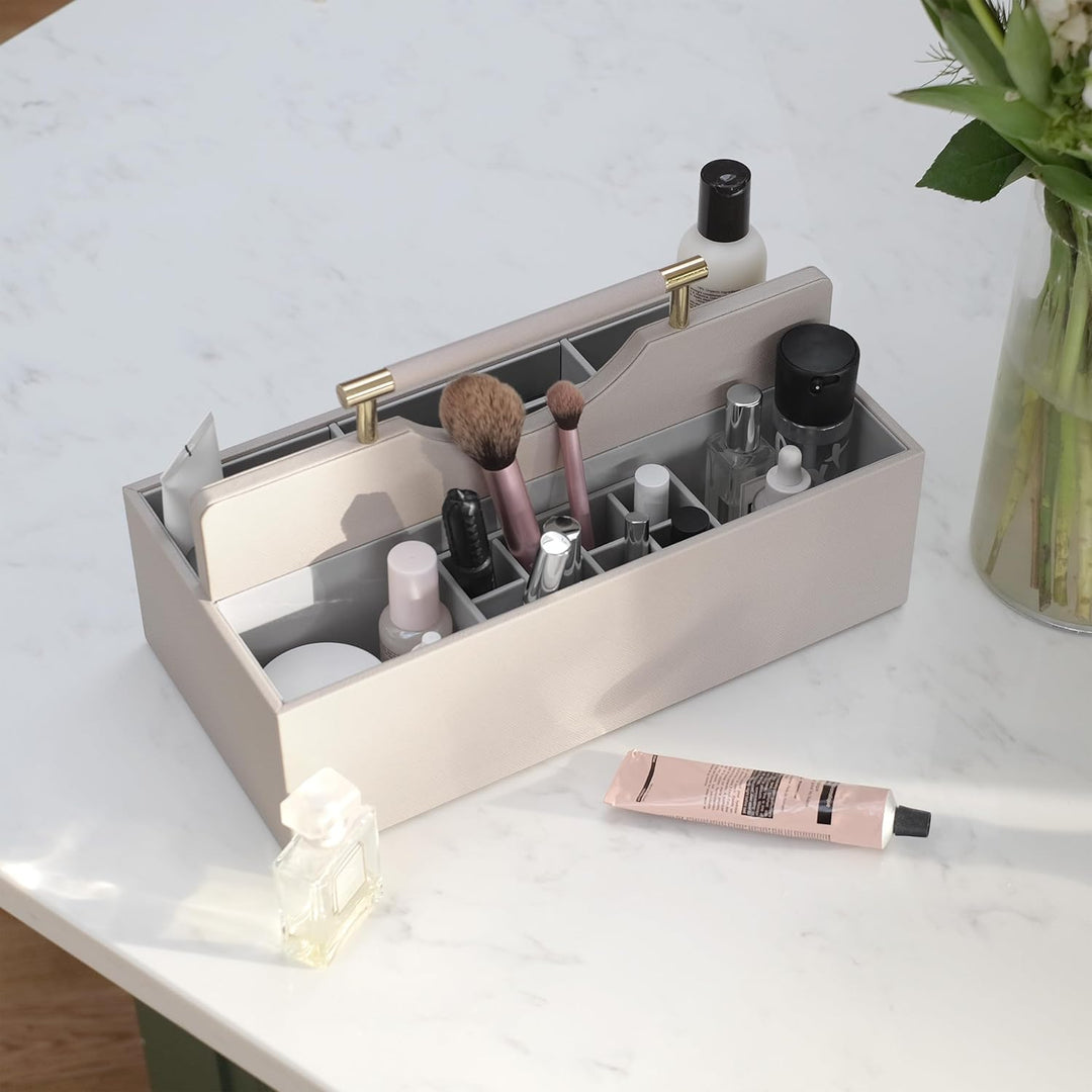 "Stackers Supersize Cosmetic Tool Box Taupe „taupe, „taupe
