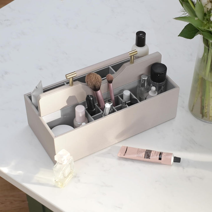 "Stackers Supersize Cosmetic Tool Box Taupe „taupe, „taupe
