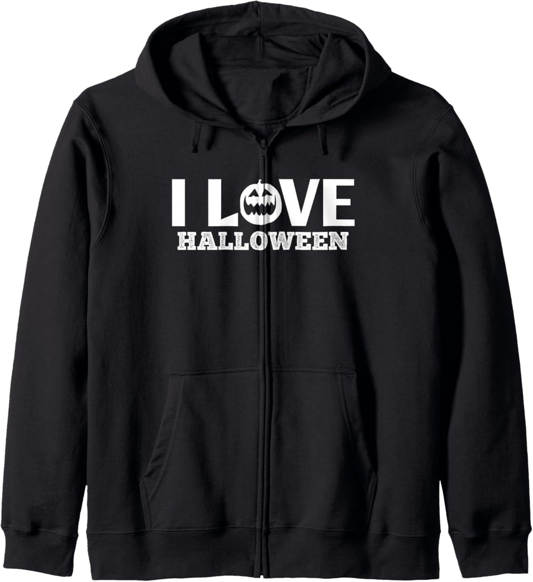 Ich liebe Halloween - Lustiges Halloween Kapuzenjacke