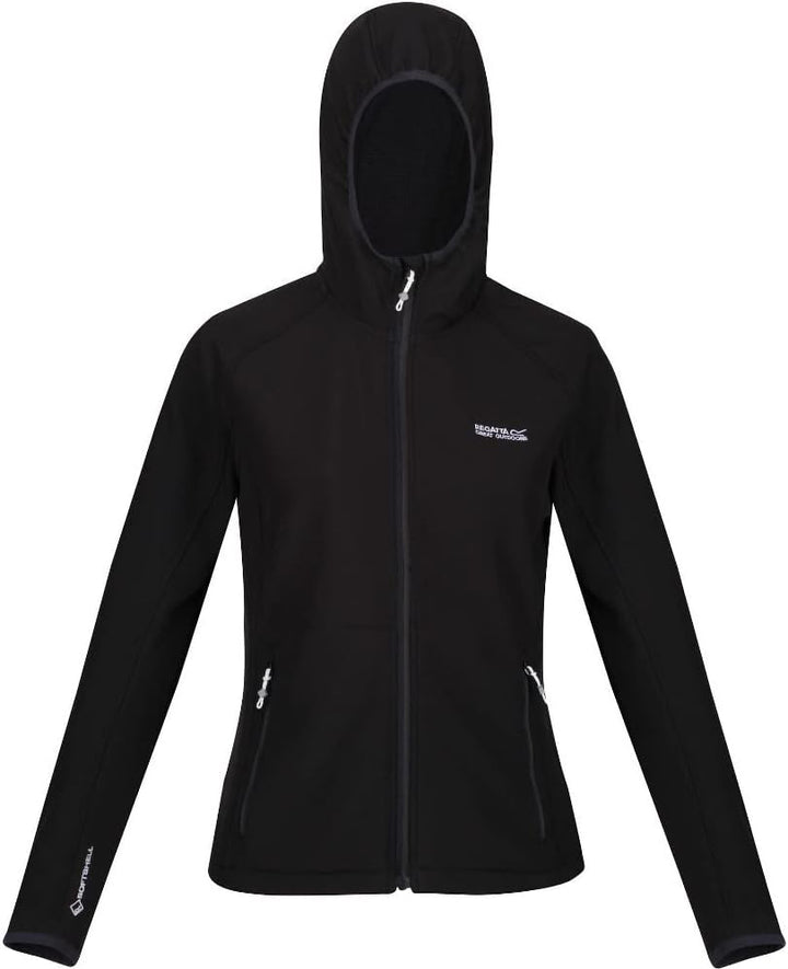 Regatta Womens Softshell Water Repellent Arec III Jacket 34 Schwarz, 34 Schwarz
