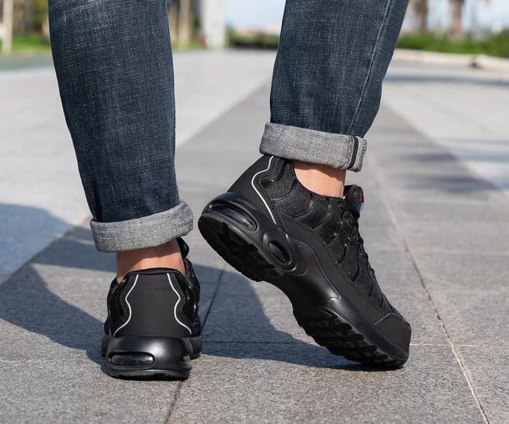 LARNMERN Arbeitsschuhe Herren Damen Pannensichere 35-51 EU Sicherheitsschuhe Leicht Sportlich Schutz