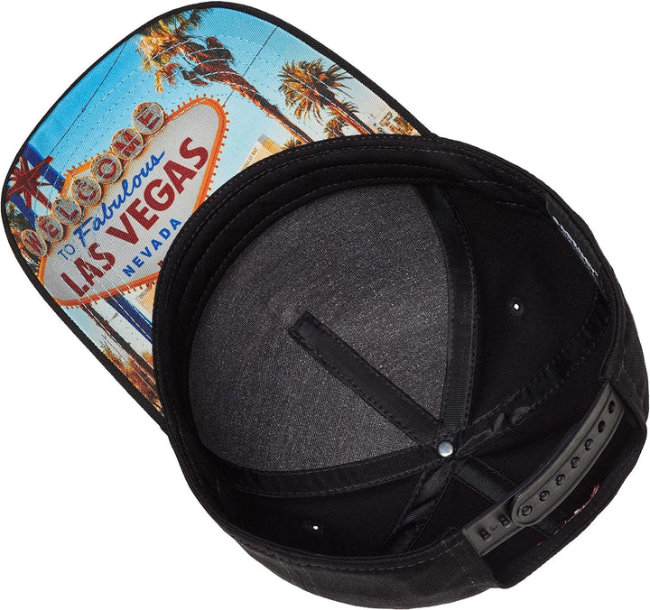 Cadency® Baseball Cap Las Vegas Craps, Damen und Herren, Schwarz, Unisex, Grössenverstellbar
