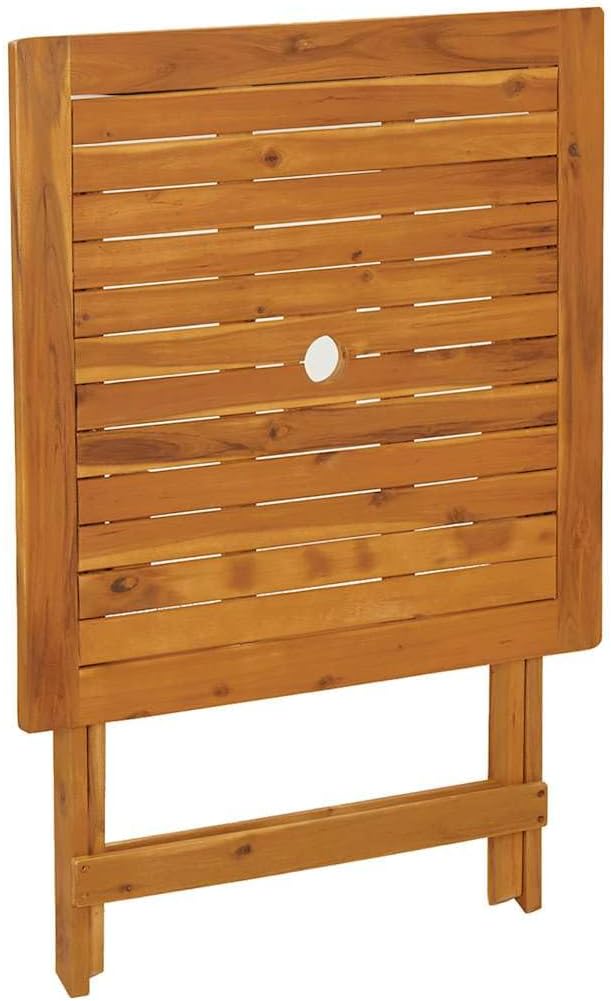 vidaXL Akazienholz Massiv Gartentisch Klappbar Bistrotisch Klapptisch Holztisch Garten Tisch Esstisc