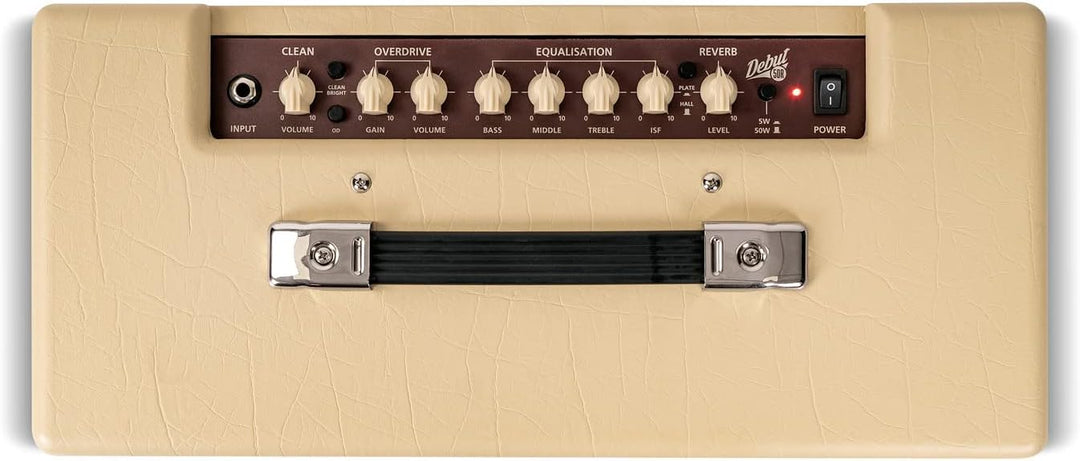 Blackstar Debut 50R Cream Oxblood 50 Watt E-Gitarrenverstärker mit Reverb