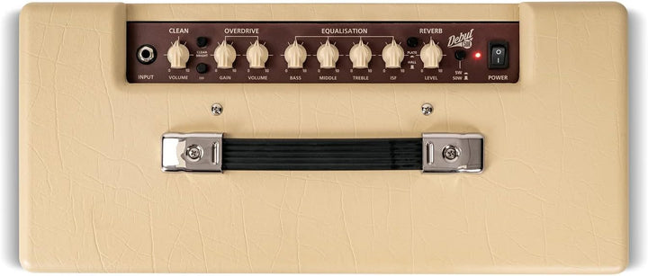 Blackstar Debut 50R Cream Oxblood 50 Watt E-Gitarrenverstärker mit Reverb