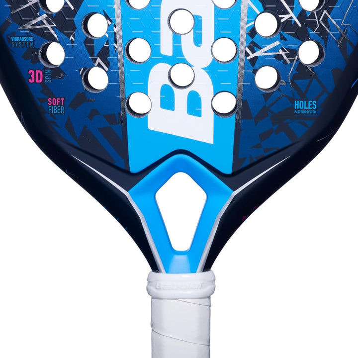 Babolat - Padel-Schläger Modell Air Vertuo, Einheitsgrösse, Farbe Blau, Verbundmaterial, Perfekt für