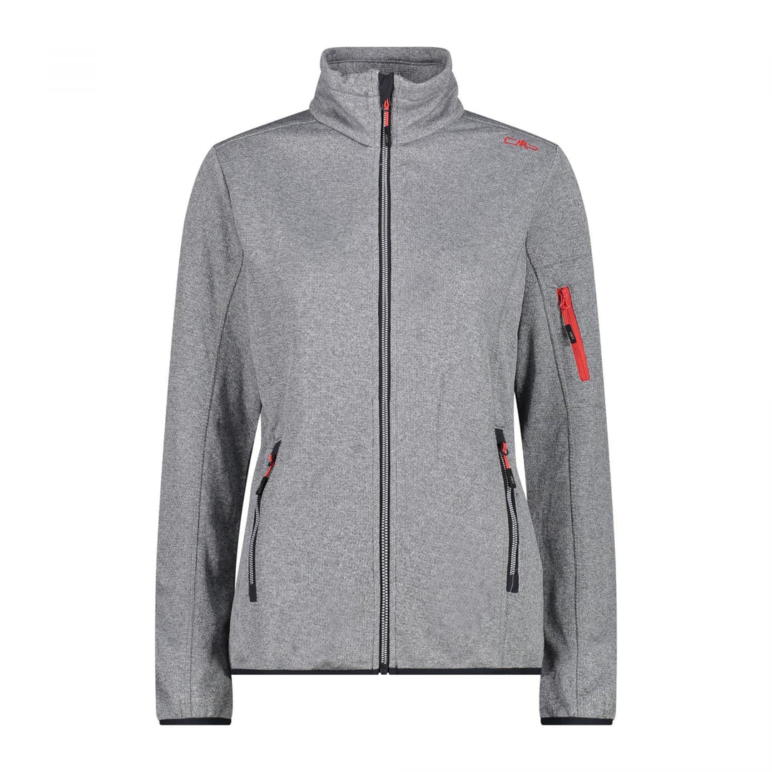 CMP Damen Knit-Tech Jacke D34 Gletscherzement, D34 Gletscherzement