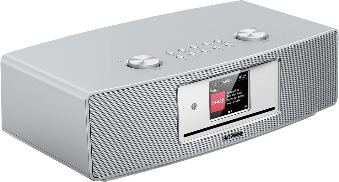 KENWOOD CR-ST700SCD-S - Smart Radio HiFi System mit WLAN, DAB+, Internetradio, CD/USB, Bluetooth Aud