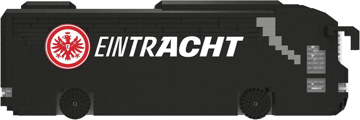 FOCO Offizielles Lizenzprodukt Eintracht Frankfurt FC BRXLZ-Steine 3D-Fussball-Reisebus BAU-Set, Ein