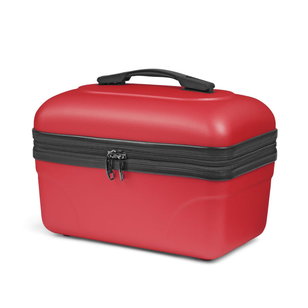 Kinston Kosmetiktasche für Reisen, Kosmetiktasche, grosses Fassungsvermögen Rot grosses Modell, Rot