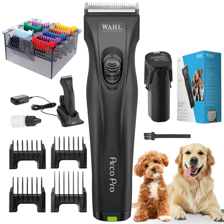 Agrarzone Edition Moser Arco Pro Hundeschermaschine 1 Akku - mit Aufsteckkamm Set - Schermaschine Hu