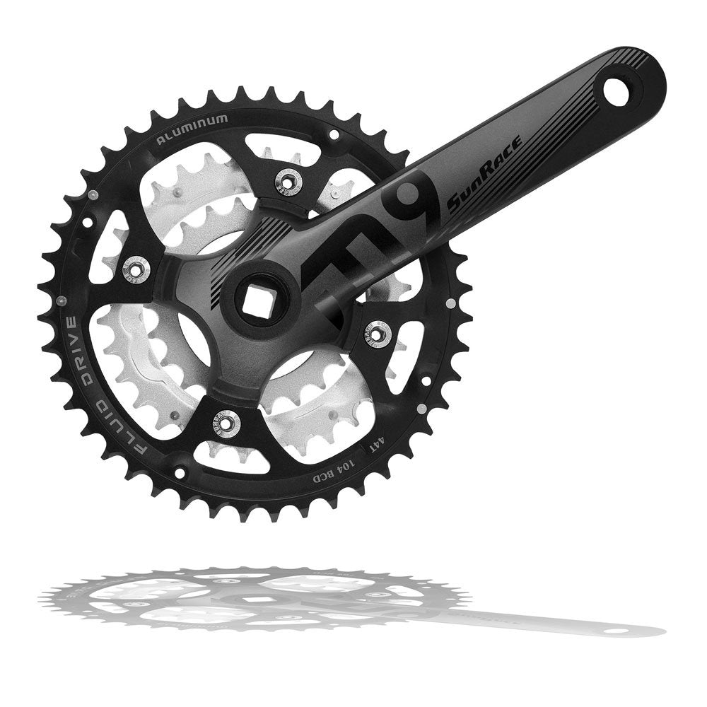 SUNRACE Guarnitura MTB 3x9V 22/32/42 Denti x 175mm