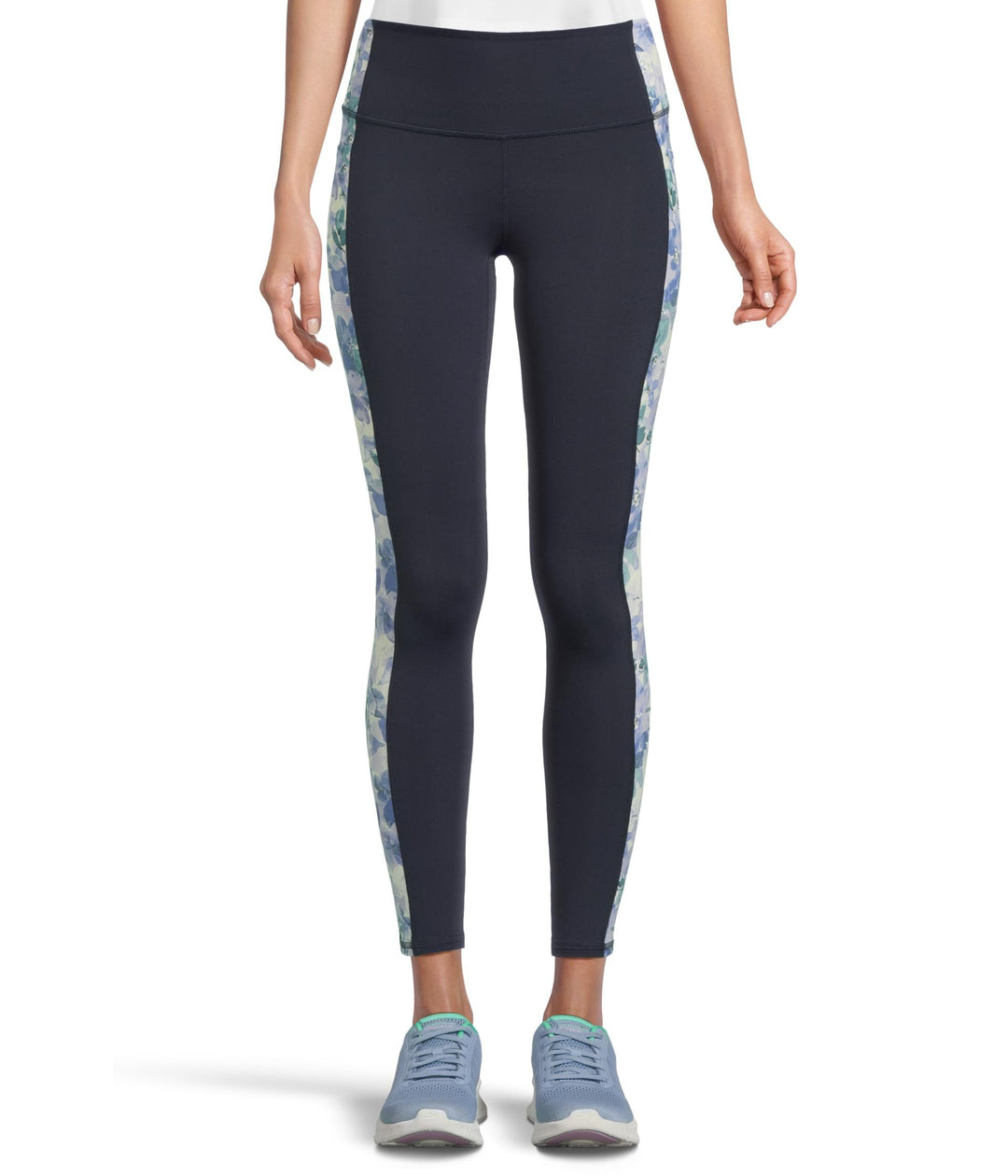 Skechers Damen Go Walk Floral FL Hw Leggings S Violett, S Violett