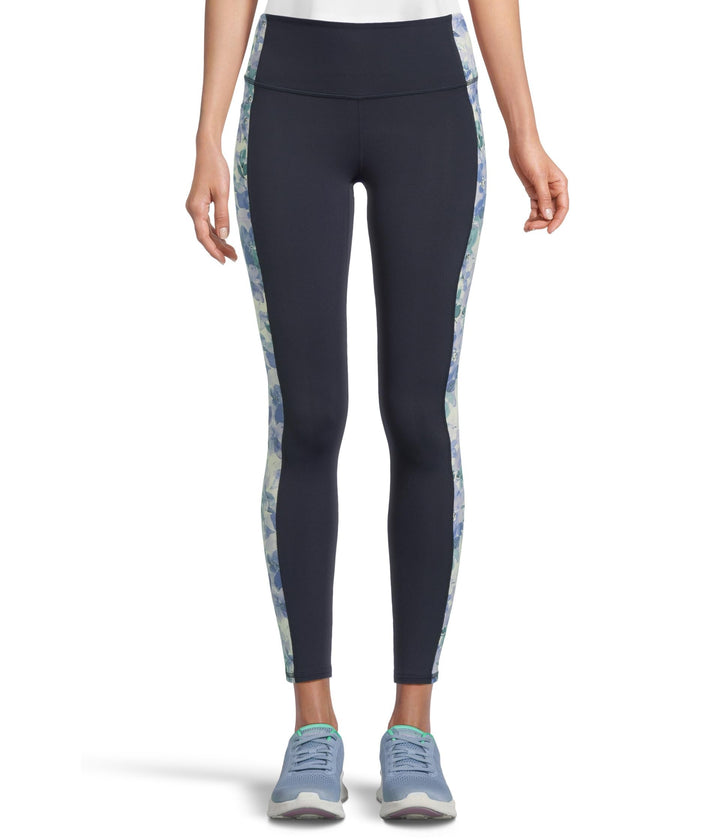 Skechers Damen Go Walk Floral FL Hw Leggings S Violett, S Violett