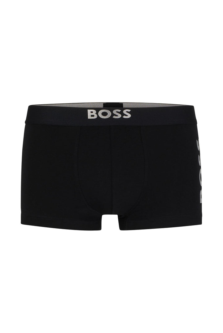 BOSS Herren Unterw�sche Unterhosen Trunk Cotton Stretch M -001 Black, M -001 Black