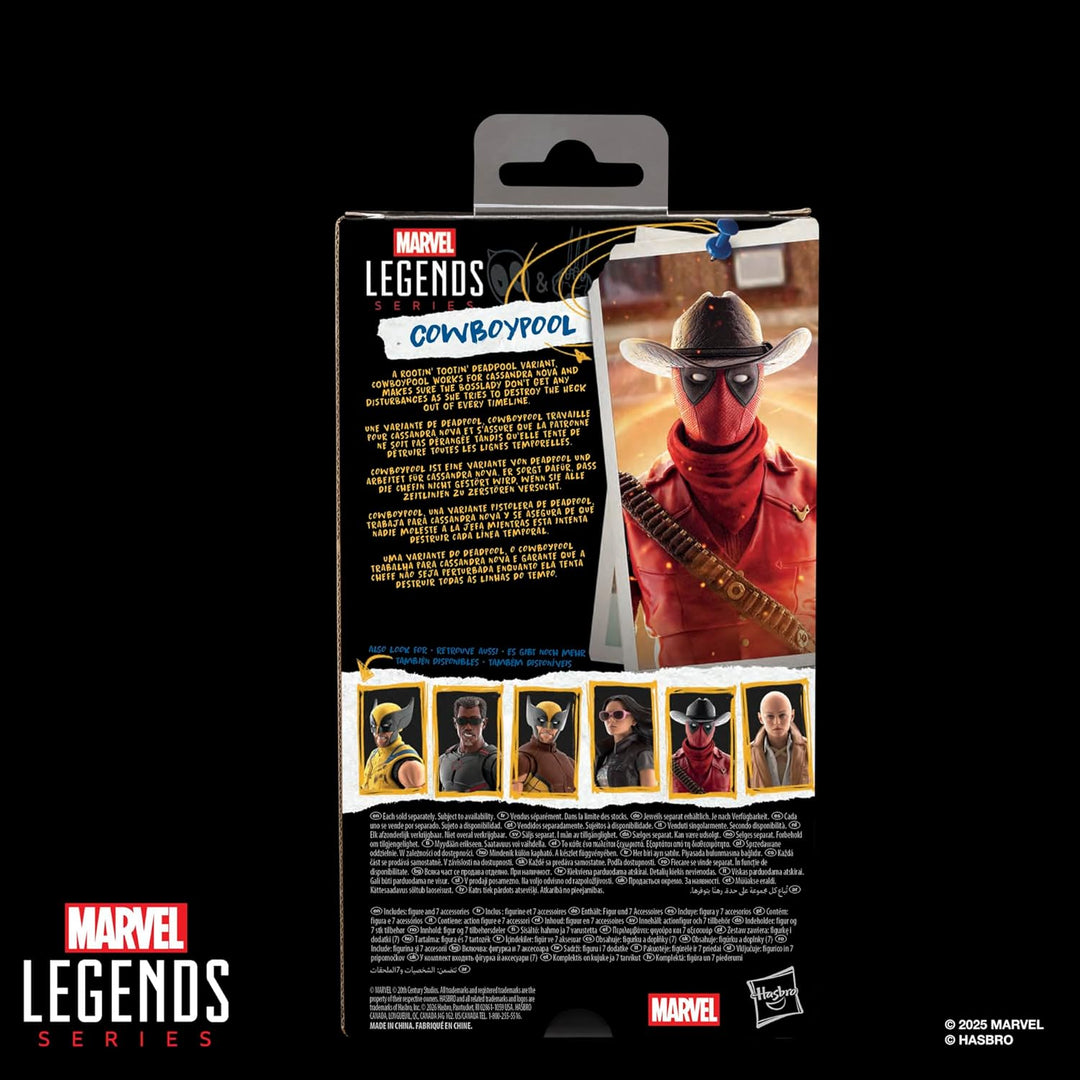 Marvel Legends Series Cowboypool, Action-Figurengeschenk zum Sammeln zum Marvel Studios' Film Deadpo