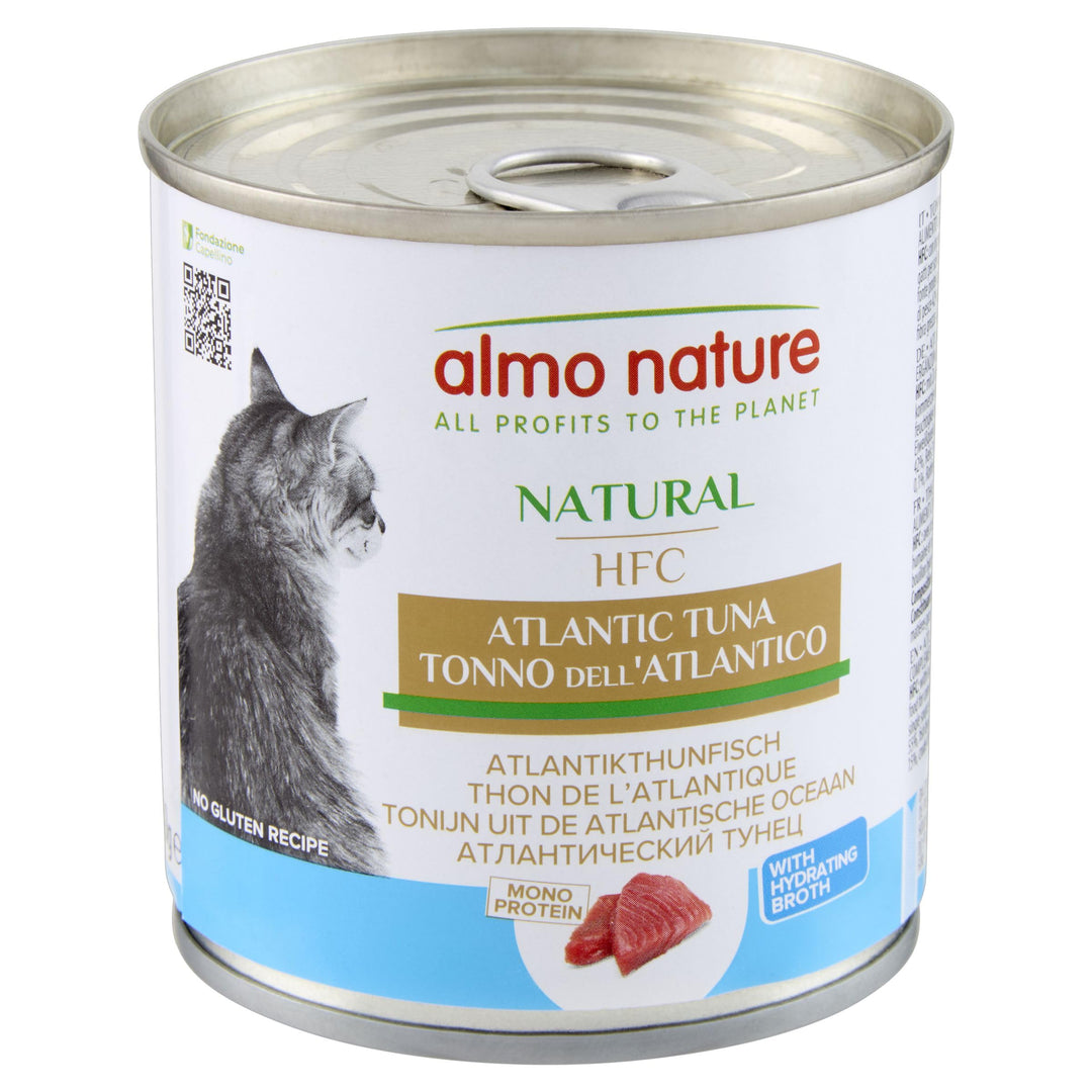 Almo Nature HFC Natural Katzenfutter nass- Atlantikthunfisch 12er Pack (12 x 280g)