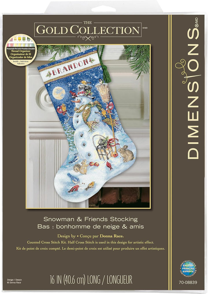 Dimensions Gold Collection -Snowman & Friends Holiday Glow, Holiday Glow