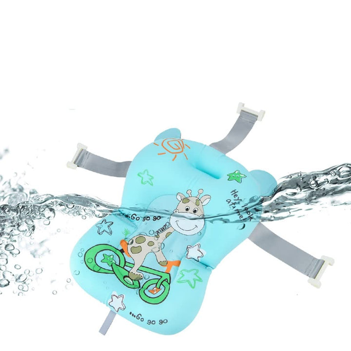 Babywannenmatte Neugeborene Kleinkind Babywannensitz mit Sicherheitsgurt Babywannenkissen Baby Rutsc