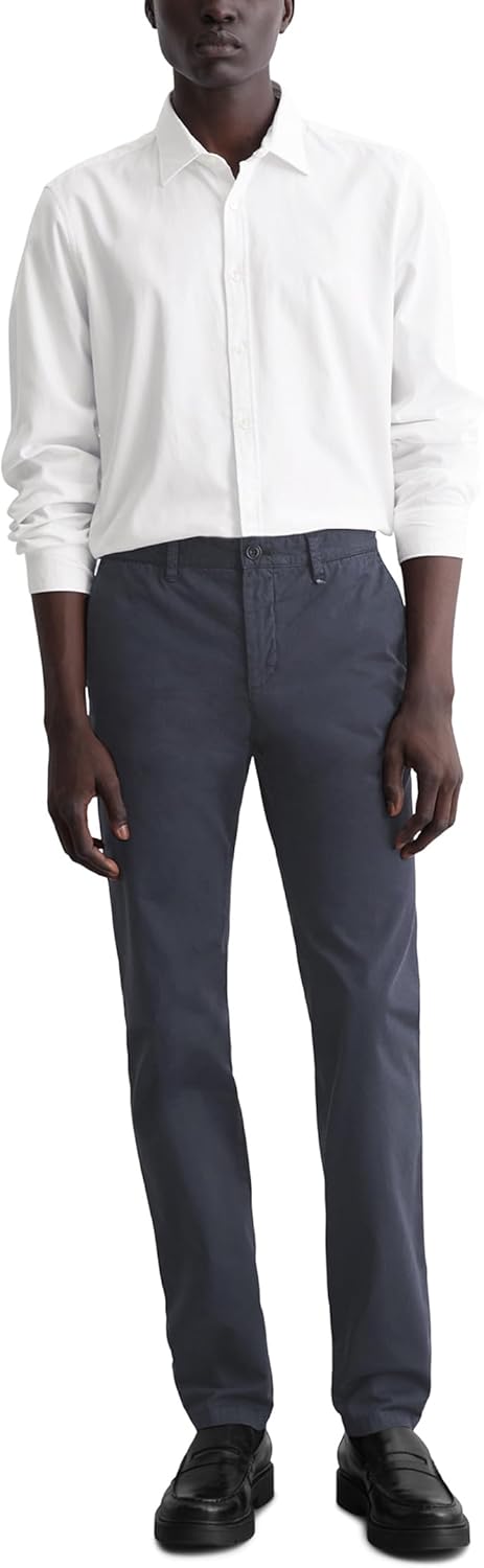 Marc OߴPolo Herren Chinohose mit Stretch-Anteil Slim Fit 30W / 32L Blau (810), 30W / 32L Blau (810)