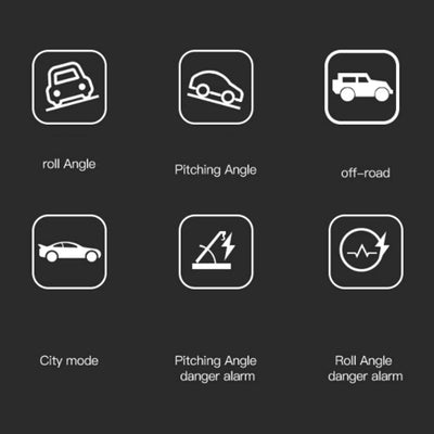 Digitaler Neigungsmesser für das Auto, Fahrzeug-Neigungsmesser, Neigungsmesser, HUD-Winkelneigungsme