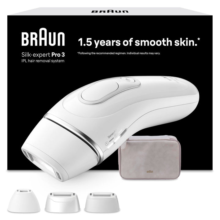 Braun IPL Silk Expert Pro 3 Haarentfernungsgerät Damen, sichtbare Haarentfernung, Designed In German