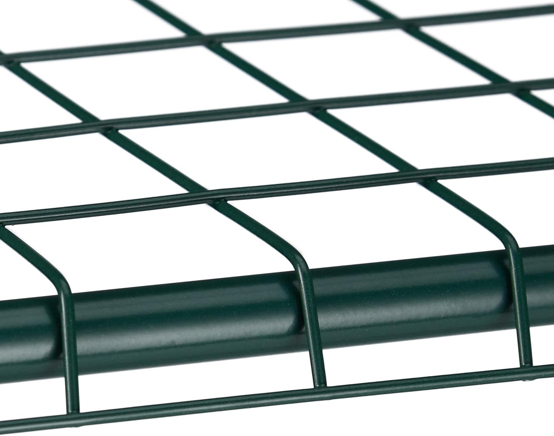 Relaxdays Pflanzenregal, 2er Set, 4 Ablagen, für Blumen- & Pflanzentöpfe, Metall & Kunststoff, HBT 1