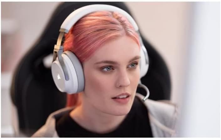 CORSAIR VIRTUOSO RGB WIRELESS High-Fidelity Gaming Headset - 7.1 Surround Sound - Abnehmbares Omnidi