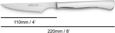 ARCOS Tischbesteck Set von 12 Stücken, 6 Messer und 6 Gabeln, Set von 12 Stücken für den Tischservic