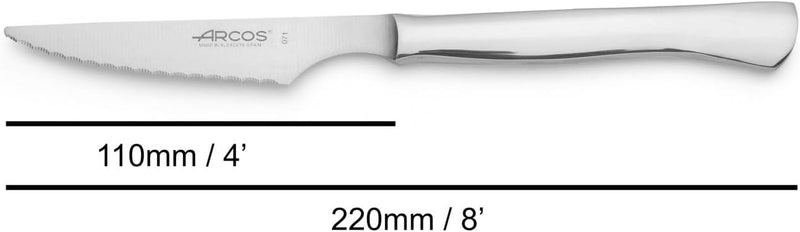 ARCOS Tischbesteck Set von 12 Stücken, 6 Messer und 6 Gabeln, Set von 12 Stücken für den Tischservic