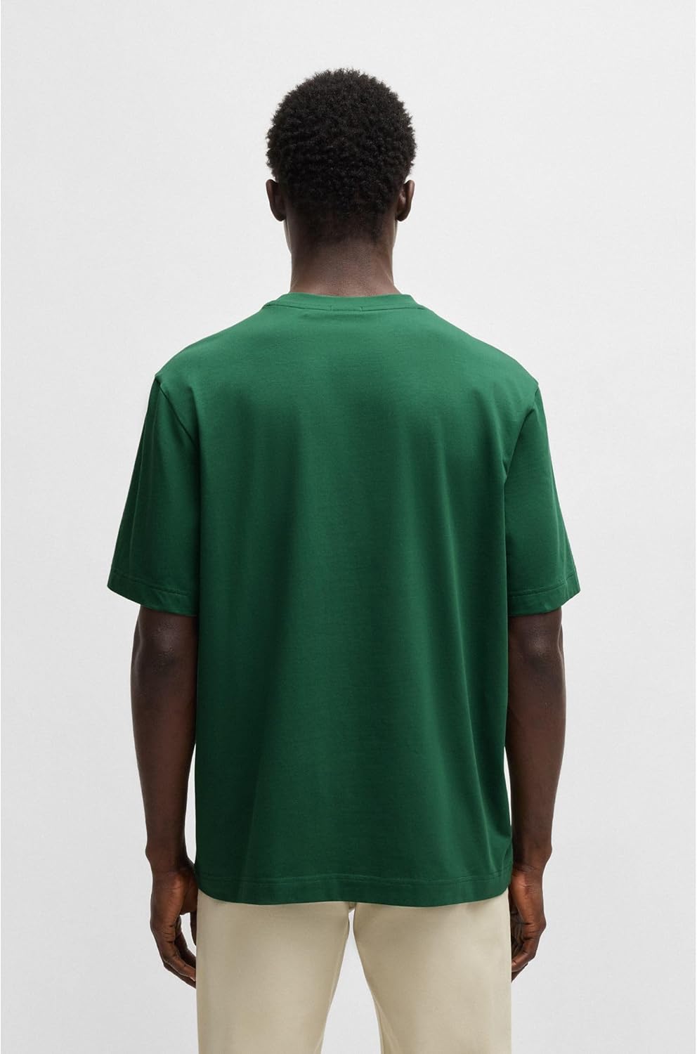 BOSS Herren T-Shirt M Offenes Grün 343, M Offenes Gr&#xFC;n 343