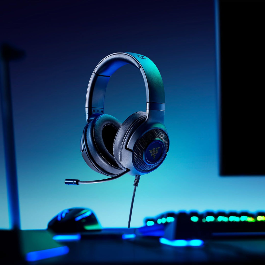Razer Kraken X Lite - Kabelgebundenes Ultraleichtes PC Gaming-Headset - Surround Sound - biegbares N