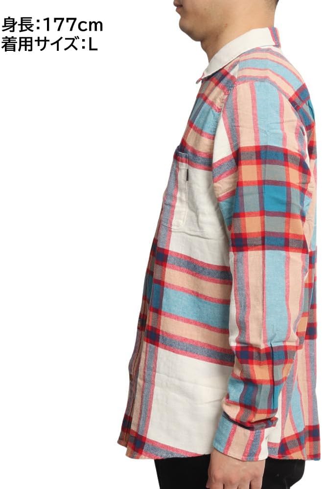 Hurley Herren Portland Flanell-langärmärmel Hemd mit Button-Down-Kragen XXL Cyber Teal, XXL Cyber Te