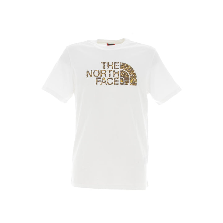THE NORTH FACE Herren Easy T-Shirt XS Gardenia White/Coal Bro, XS Gardenia White/Coal Bro