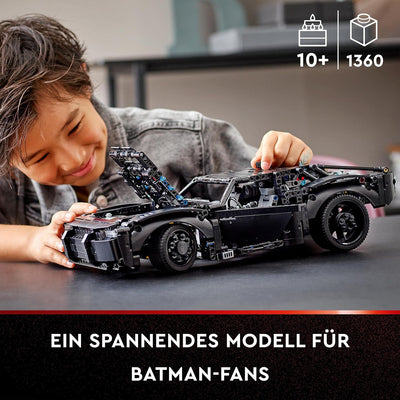 LEGO 42127 Technic BATMANS BATMOBIL Spielzeugauto, Modellauto-Bausatz aus dem Batman-Film von 2022 m