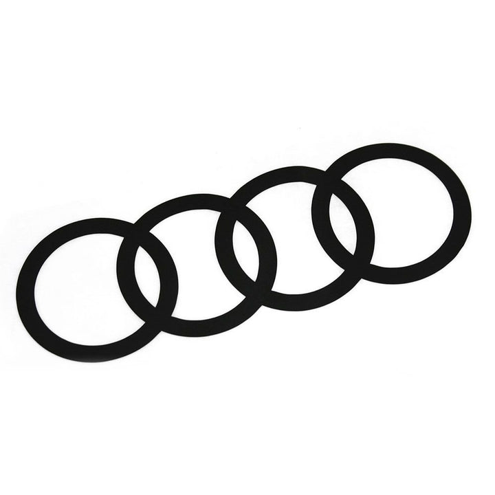 Audi Original Q2 C-Blade Dekorfolie Set Ringe Exterieur Ringe Brilliantschwarz 81B064317 Y9B