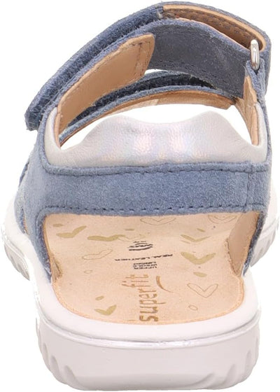 Superfit Sparkle Sandale 25 EU Blau Silber 8030, 25 EU Blau Silber 8030