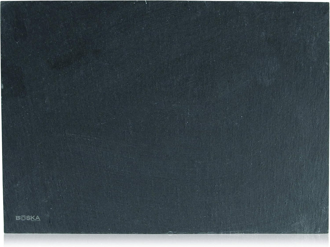 Boska Servierbrett Schiefer Light L/leichtgewicht / 28 cm/Schiefer/Schwarz / 280 x 200 x 10 mm Masch