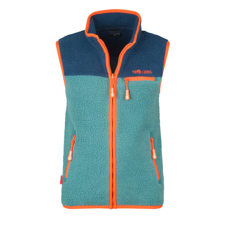 Trollkids Kids Hemsedal Vest 176 stormy blue, 176 stormy blue