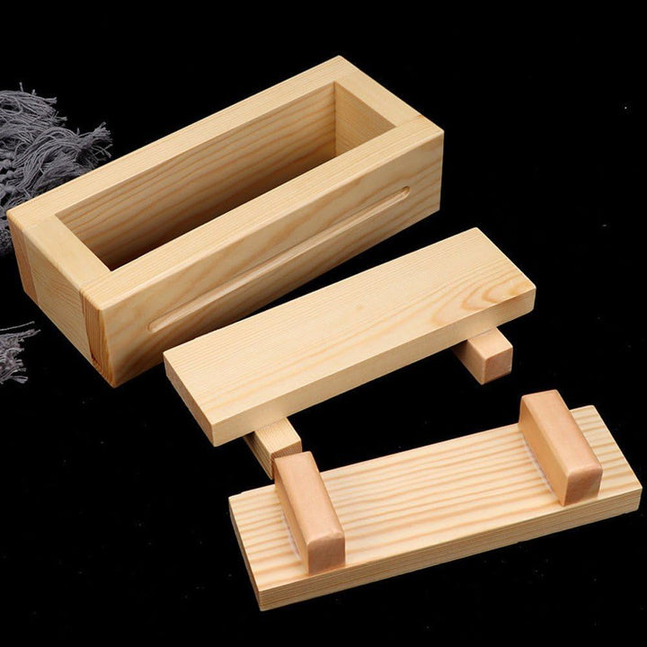 Sushi-pressformbox Aus Bambusholz, Traditioneller Oshizushi-Maker Für Reisrollen, DIY-Sushi-Set Für