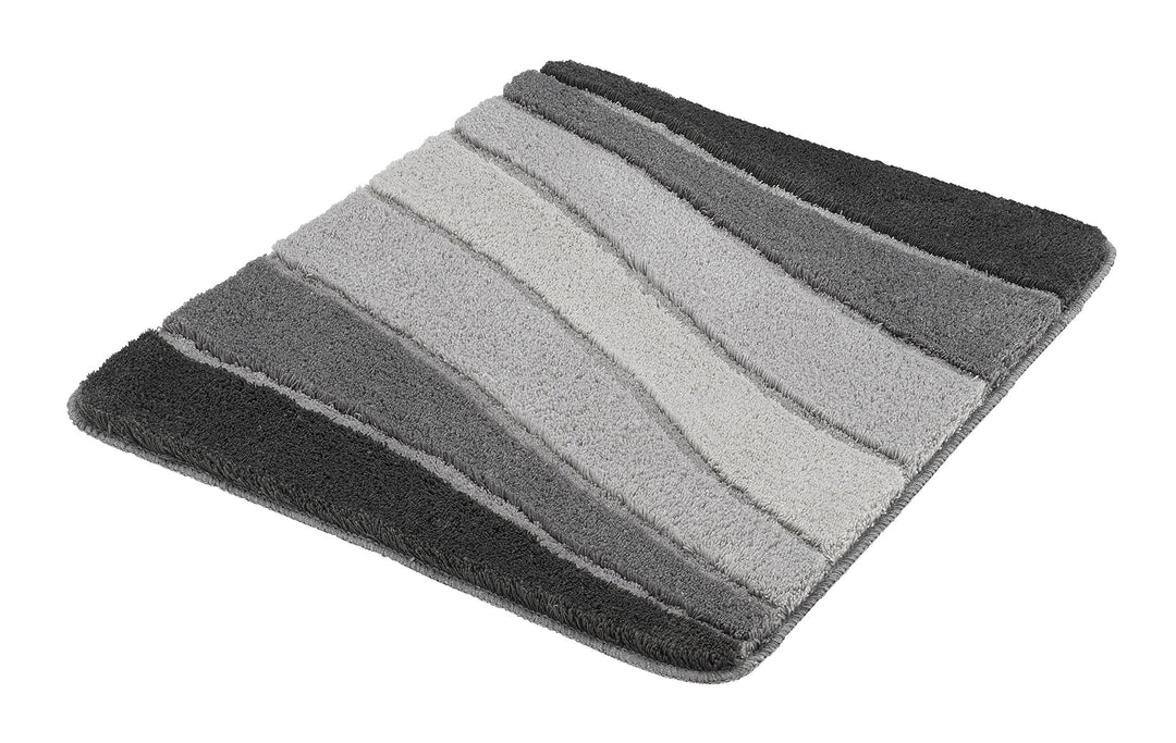 Meusch Badteppich Ocean grau 55 x 65 cm 55 x 65 cm Schiefer, 55 x 65 cm Schiefer