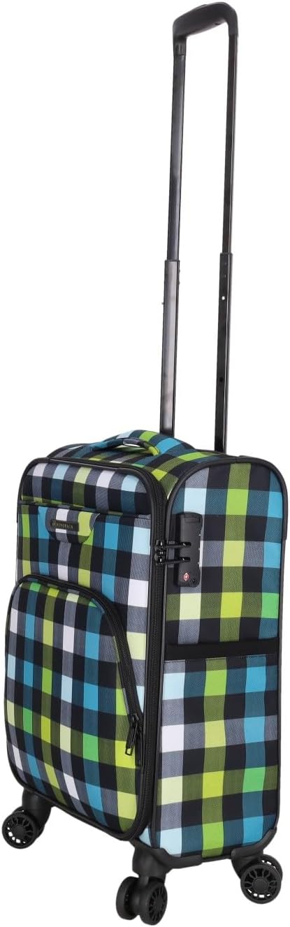 Reisetrolley SoftLITE 4w | Koffer aus strapazierfähigem Polyester | Leichter Trolley mit Vier Doppel