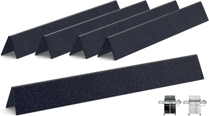 QuliMetal 62,2 cm Aromaschienen für Weber Genesis 300 Serie mit seitlichen Bedienknöpfen, passend fü