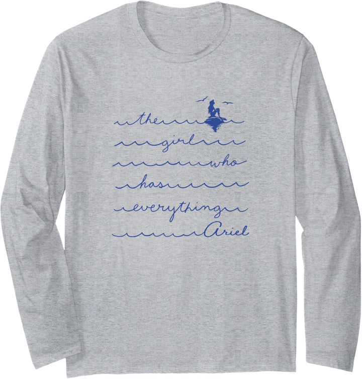 Disney The Little Mermaid Ariel The Girl Who Has Everything Langarmshirt