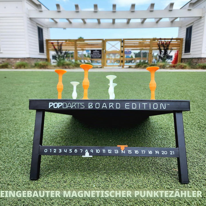 PopGolf Board Edition Set - Popdarts Hinterhof, Indoor und Outdoor Spiel für alle Altersgruppen - To