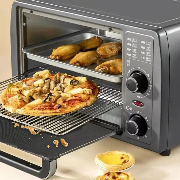 DIKER BBQ Grillmatte, Antihaft 5er Set 40x60cm, Backmatte für Holzkohle & Backen, Backpapier Wiederv