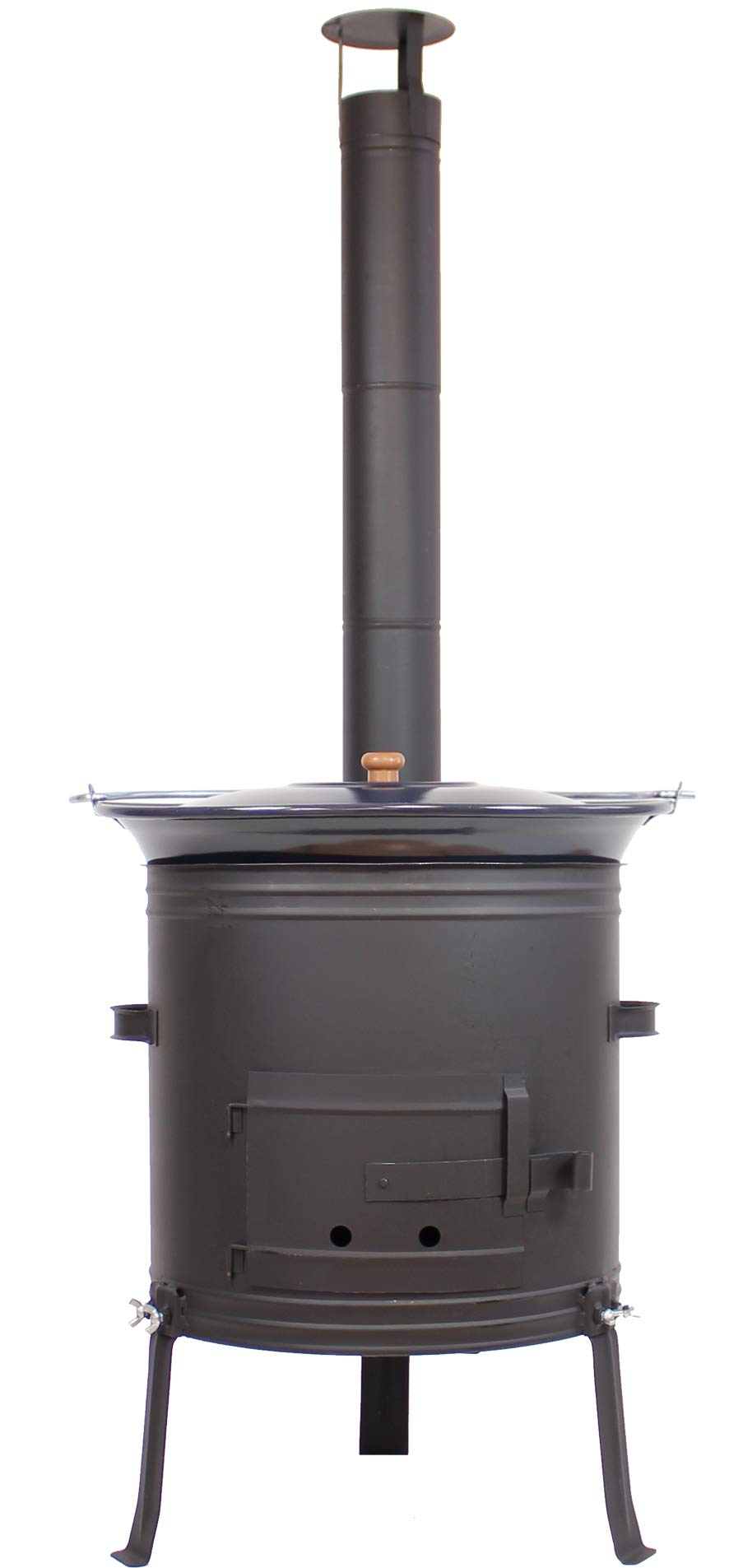 Gulaschkessel Gulaschkanone 42 cm mit 22 Liter Gulaschtopf Set emailliert | Eintopfofen, Glühwein-Ke