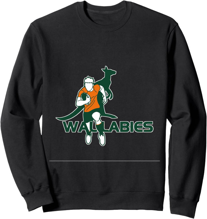 Aussies Wallabies Australien Rugbymannschaft Sweatshirt