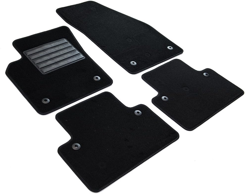 MDM SP-3852 Fussmatten Velours Autoteppich passend für Volvo V50 / C30