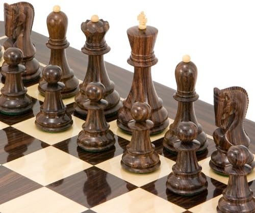 The Regency Chess Company Die Antipodean Serie 10.2cm Rosenholz Staunton schachfiguren